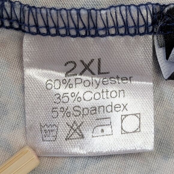 Romanstii Women's 2XL Tunic Bohemian Floral Geometric Print Long Sleeve V-Neck - Picture 5 of 12